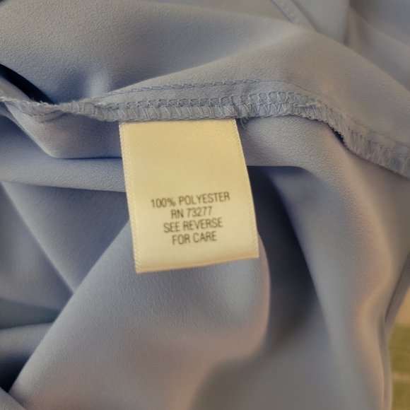 APT.9 Light Blue Sleeveless Blouse - Picture 5 of 7